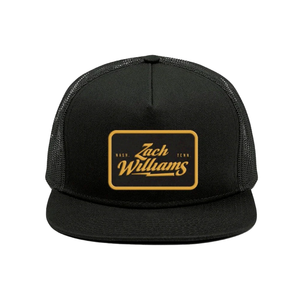 Zach Williams Gold Black Trucker Hat