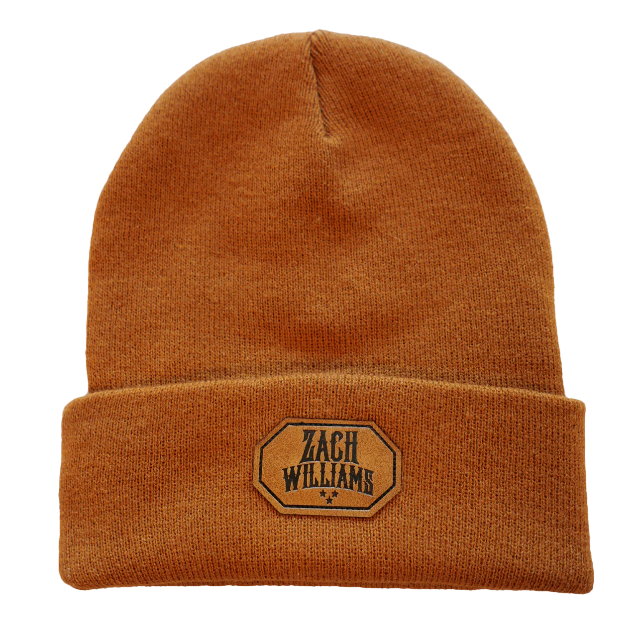Zach Williams Leather Patch Beanie