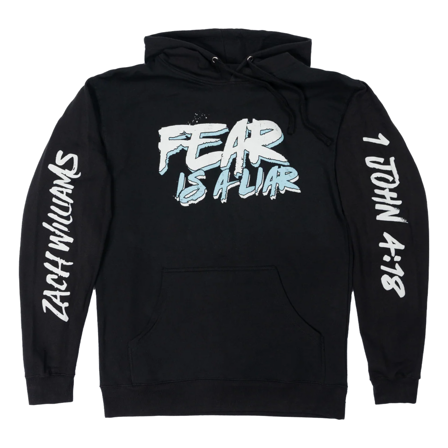 Fear Is A Liar Black Hoodie