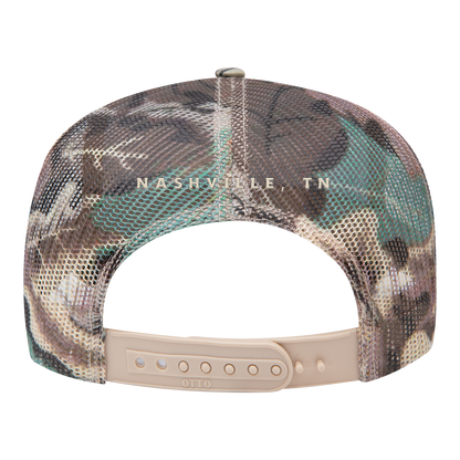 Bucking Bronco Camo Patch Hat