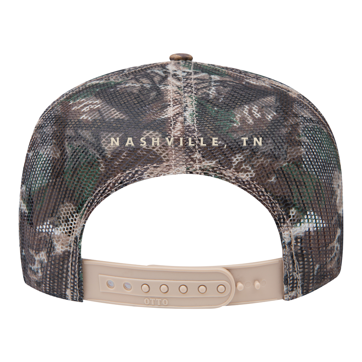 Bucking Bronco Camo Patch Hat