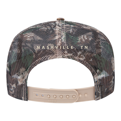Bucking Bronco Camo Patch Hat