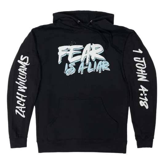 Fear Is A Liar Black Hoodie